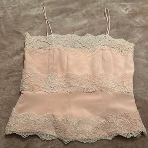Vintage Carolina Herrera Pink Tank Top